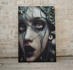 Second included artwork preview from Creepy Gothic Mermaid Art. Printable Wall Art. Dark Mermaid Digital Painting. Instant Download. Mermaid Portrait Painting. Horror Scary Art featuring various scenes.