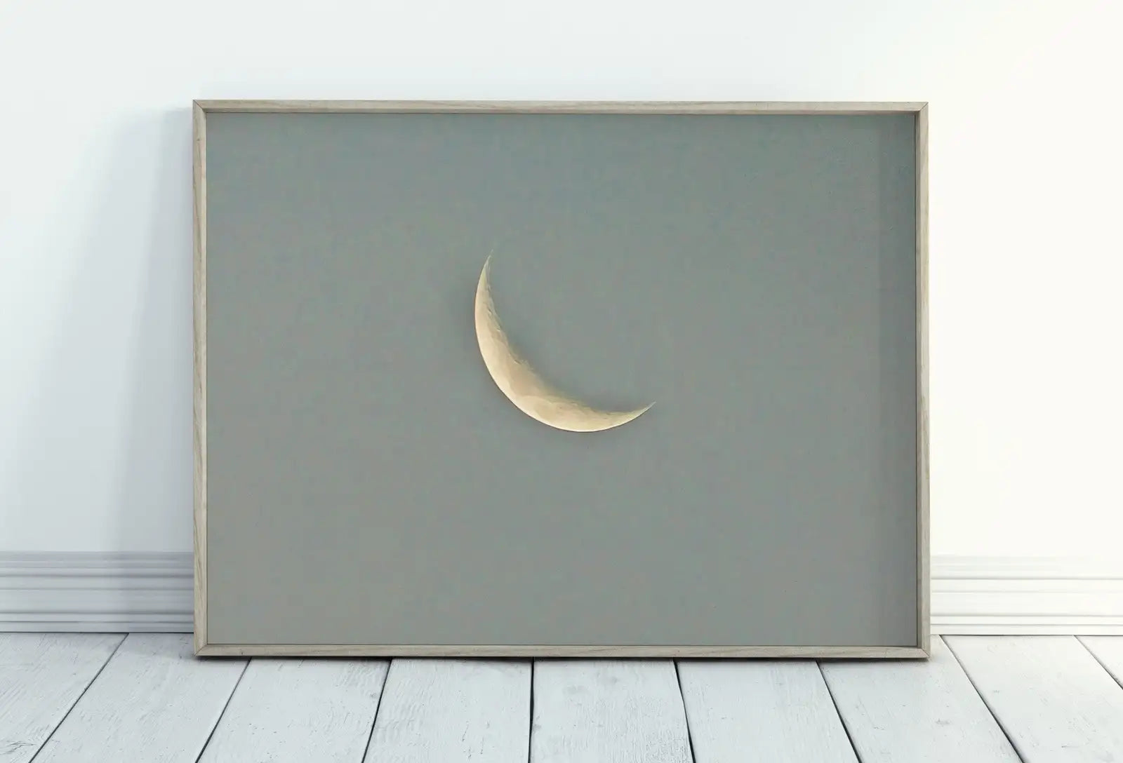 Included artwork preview showing first selection of artworks from Crescent Moon Print. Boho Minimalist Moon Phase Wall Art. Lunar Print Poster, Celestial Wall Decor. Intant Download Boho Moon Art. Stars Art.