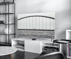 Cyclist on Bridge Black and White Frame TV Art. Digital Download Wall Art, Artwork for The Frame TV, Architecture Art for Samsung Frame – Frame TV Digital Download Art – Digital Download
