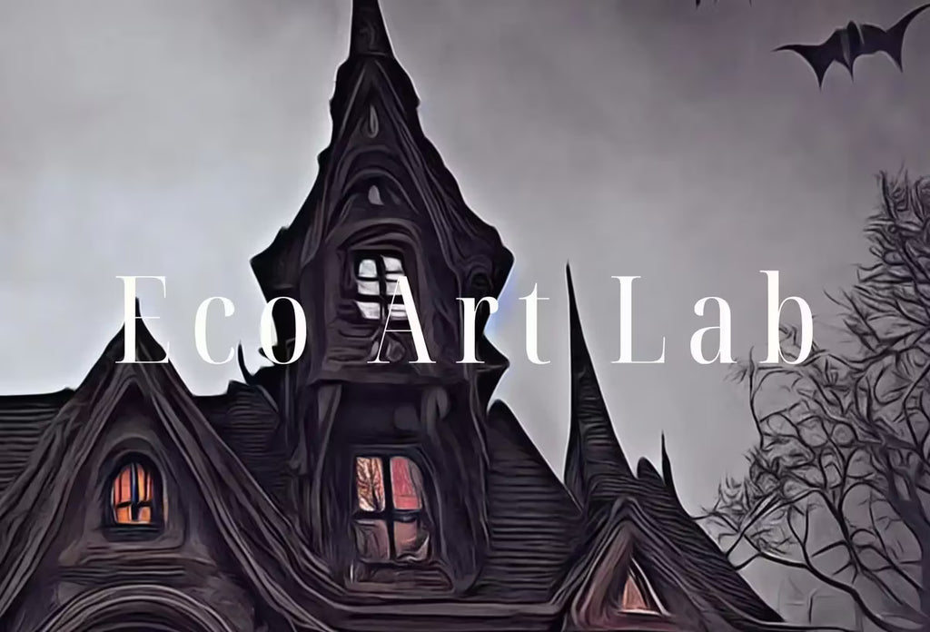 Dark Gothic Scary Haunted Mansion Print. Halloween Printable Wall Art. Horror Halloween Painting. Instant Download Art Print. Fall Decor – Printable Wall Art