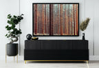 Second included artwork preview from Dense Forest Trees Landscape Painting. Nature Landscape Printable Wall Art Painting. Forest Horizontal Wall Art, Nature Forest Art Print featuring various scenes.