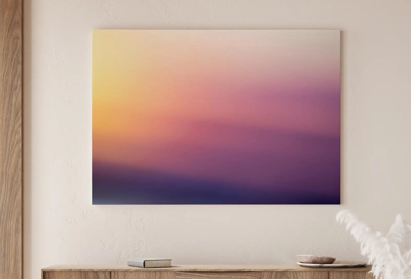 Second included artwork preview from Dusk Colors Abstract Wall Art Digital Print. Pastel Abstract Print, Printable Wall Art Instant Download Colorful Decor. Minimalist Poster featuring various scenes.