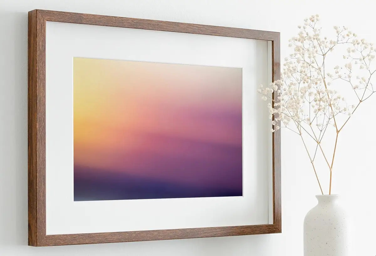 Detail view of artwork from Dusk Colors Abstract Wall Art Digital Print. Pastel Abstract Print, Printable Wall Art Instant Download Colorful Decor. Minimalist Poster. (variation 2)