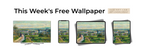 Camille Pissarro - French Landscape View - wallpaper