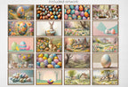 Easter Decor Samsung Frame TV Art Set. Easter Eggs, Bunnies and Easter Baskets Original Paintings . Spring Frame TV Art 4K – Frame TV Art Set