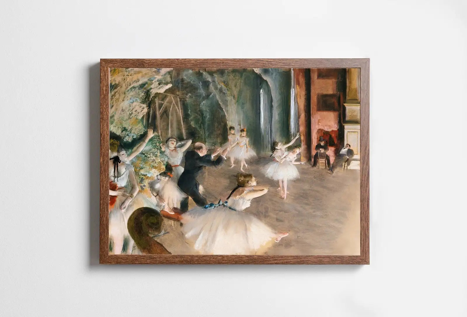 Included artwork preview showing first selection of artworks from Edgar Degas Rehearsal Onstage Painting Famous Printable Art Print. Instant Download Degas Print Vintage Ballerina Wall Art Digital Download.