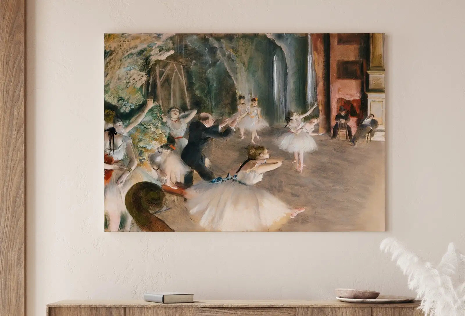 Second included artwork preview from Edgar Degas Rehearsal Onstage Painting Famous Printable Art Print. Instant Download Degas Print Vintage Ballerina Wall Art Digital Download featuring various scenes.