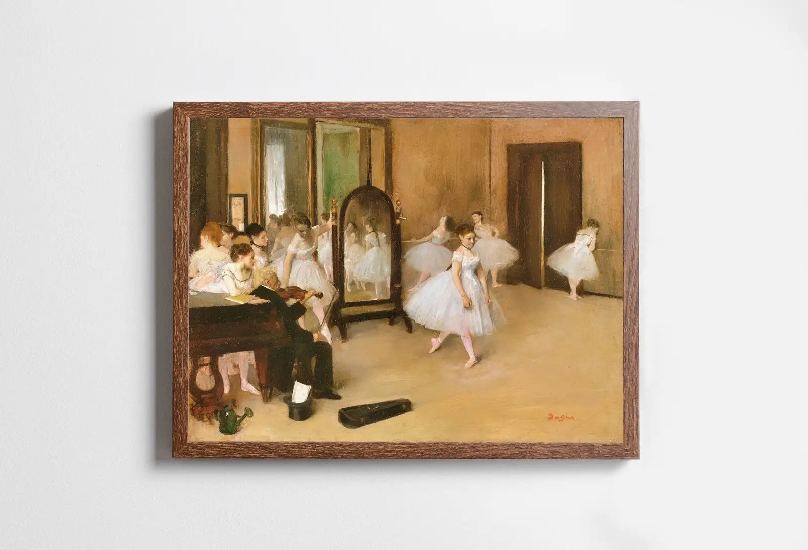 Included artwork preview showing first selection of artworks from Edgar Degas The Dancing Class Painting Famous Printable Art Print. Instant Download Degas Print Vintage Ballerina Wall Art Digital Download.