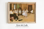 Framed view of Edgar Degas The Dancing Class Painting Famous Printable Art Print. Instant Download Degas Print Vintage Ballerina Wall Art Digital Download – printable wall art digital download.
