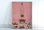 Eiffel Tower Paris View Urban Landscape Painting, Printable Wall Art, for Home or Office Decor, Print Digital Art Instant Download – Printable Wall Art