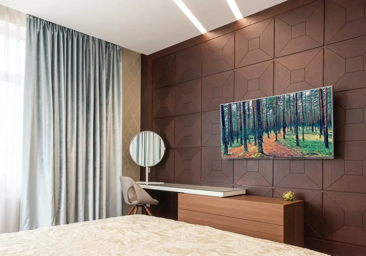 Estonian Forest Trees Frame TV Art. Nature Landscape Painting Samsung Frame TV Art Downloadable Nature Art for TV. Colorful Art for Frame tv – Frame TV  Art