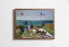 Included artwork preview showing first selection of artworks from European Garden Landscape Vintage Claude Monet Painting. Impressionist Seascape. Classic Famous Monet Print. Printable Digital Download..