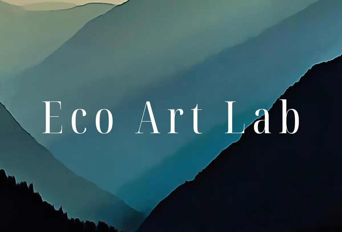Detail view of artwork from Evening in the Mountains Abstract Print. Instant Download Printable Wall Art. Sage Green Minimalist Poster. Abstract Wall Art Digital Print.. (variation 2)