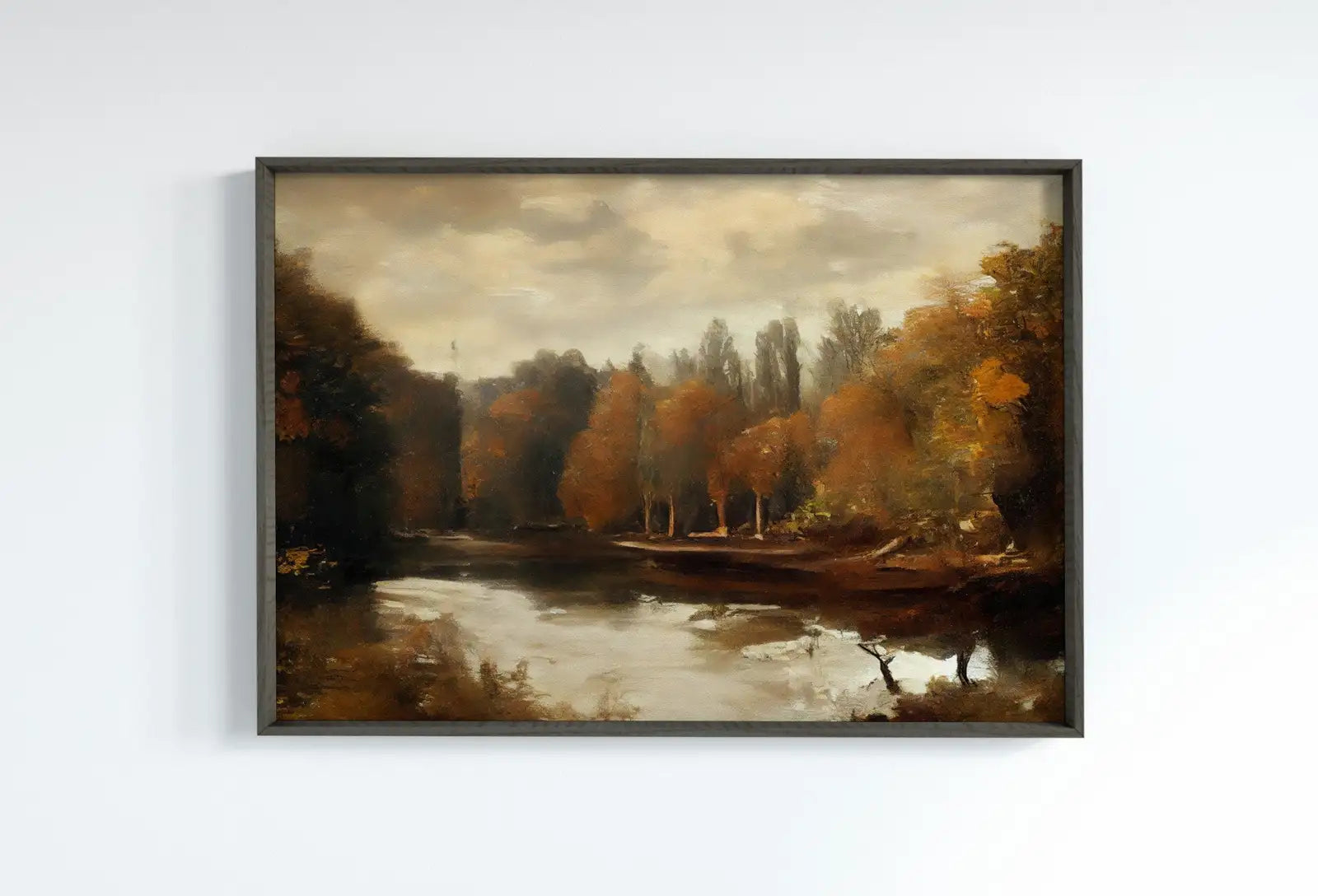 Fall Art Muted Colors Rustic Autumn Landscape Printable Painting. Digital Download. Country Decor Nature Landscape. Moody Vintage Art Print – Printable Wall Art Digital Download – Digital Download
