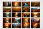 Fall Frame TV Art – Autumn art for Samsung Frame TV – Forest Landscape Fall Artworks – Digital Download TV Art Set of 40  – Cosy Fall decor – Frame TV Art Set (Digital Download)