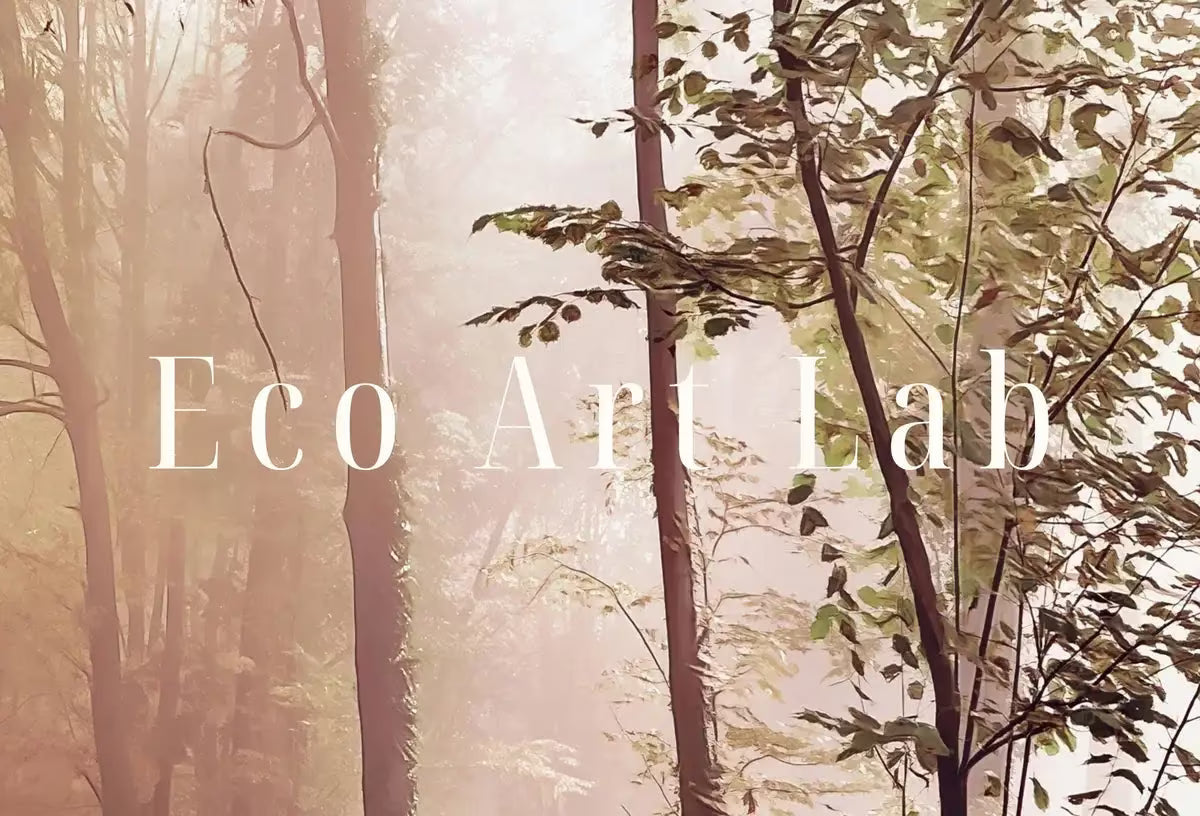 Fall Landscape Foggy Forest Trail Digital Painting. Printable Fall Wall Art. Home or Office Decor, Nature Print Digital Art Instant Download – Printable Wall Art