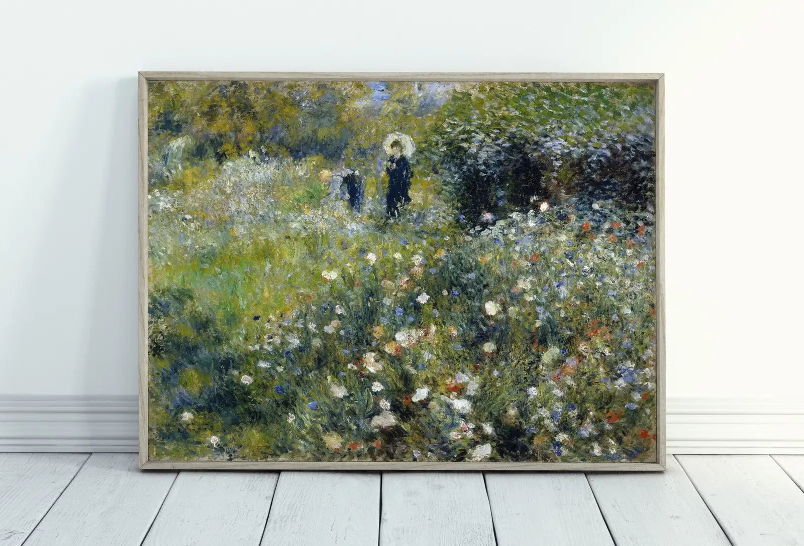 Included artwork preview showing first selection of artworks from Famous Auguste Renoir Print. Woman with Parasol in a Garden. Vintage Painting. Printable Wall Art Antique Oil Painting. Instant Download.