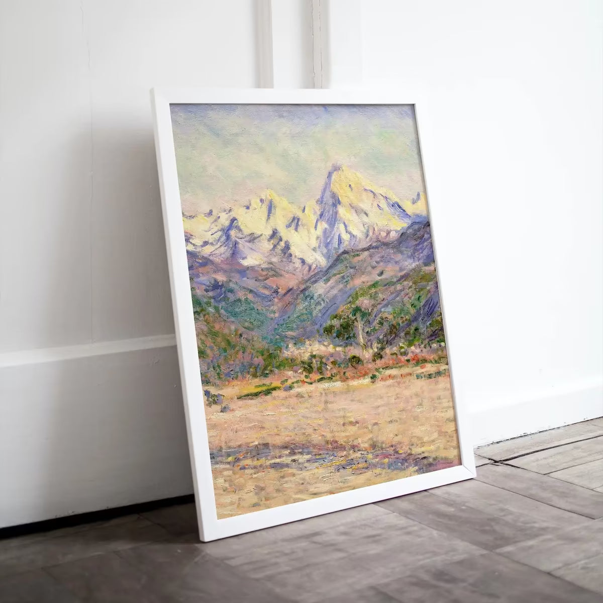 Famous Claude Monet Mountain Landscape Painting. Instant Download Vintage Decor. Monet Mountain Valley Print Printable Art. Vintage Decor – Printable Wall Art