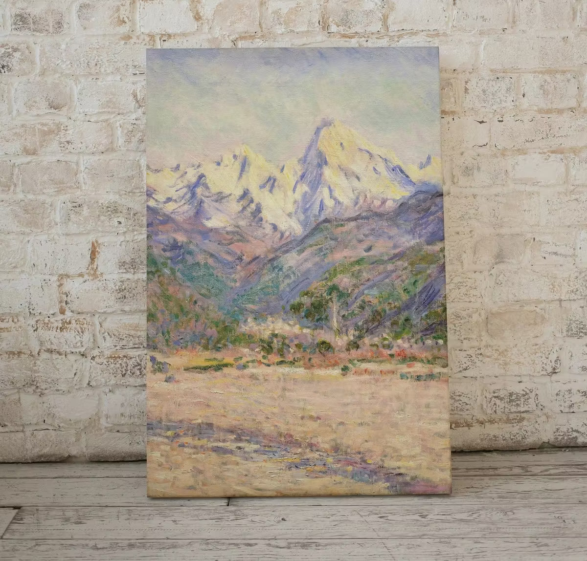 Famous Claude Monet Mountain Landscape Painting. Instant Download Vintage Decor. Monet Mountain Valley Print Printable Art. Vintage Decor – Printable Wall Art
