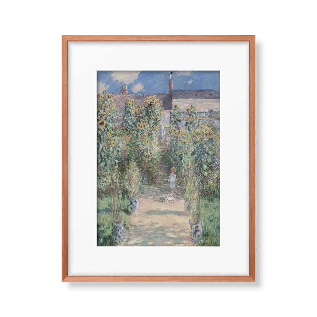 Famous Claude Monet Painting | Instant Download | Garden with Sunflowers | Vintage Botanical Print | Printable Wall Art – Printable Wall Art Digital Download – Digital Download