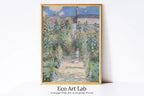 Famous Claude Monet Painting | Instant Download | Garden with Sunflowers | Vintage Botanical Print | Printable Wall Art – Printable Wall Art Digital Download – Digital Download