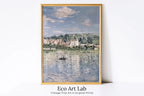 Framed view of Famous Claude Monet Painting – printable wall art digital download. (variation 2)