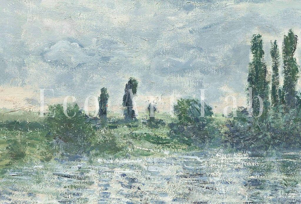 Famous Claude Monet Painting | Vintage Landscape Print | Banks of the Seine | Instant Download | Printable Wall Art – Printable Wall Art Digital Download – Digital Download