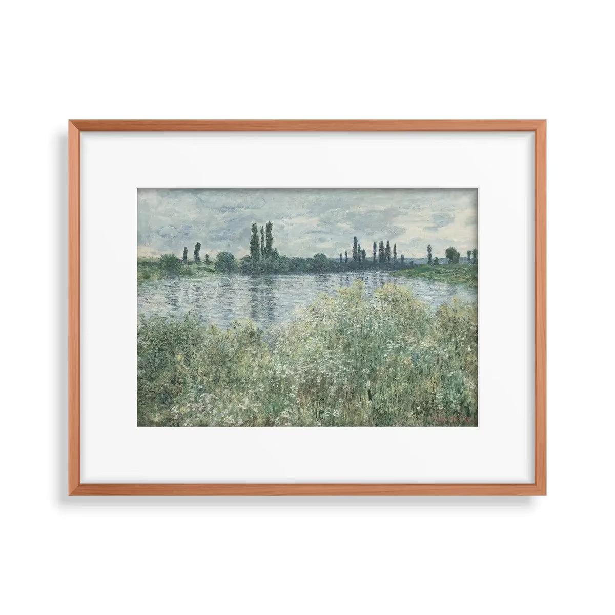 Famous Claude Monet Painting | Vintage Landscape Print | Banks of the Seine | Instant Download | Printable Wall Art – Printable Wall Art