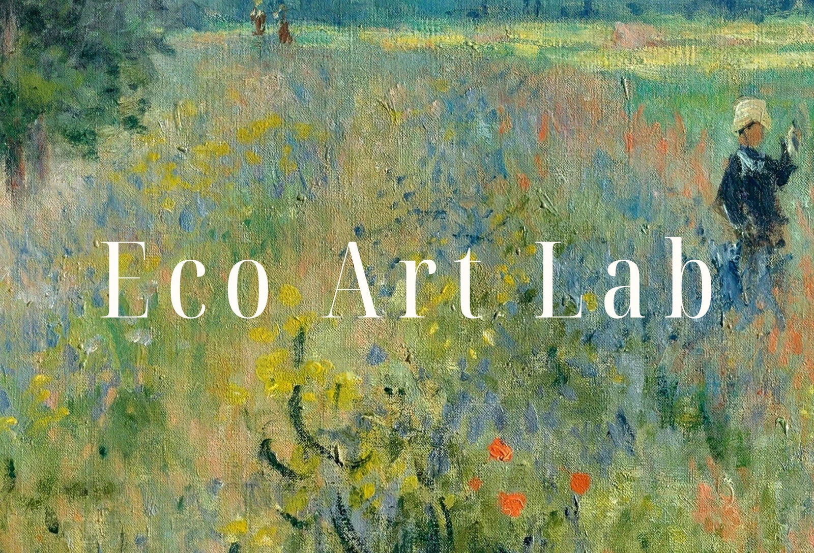Detail view of artwork from Famous Claude Monet Poppy Field Painting. Printable Art. Instant Download Vintage Decor. Vintage Landscape Printable Wall Art. Spring Decor. (variation 1)