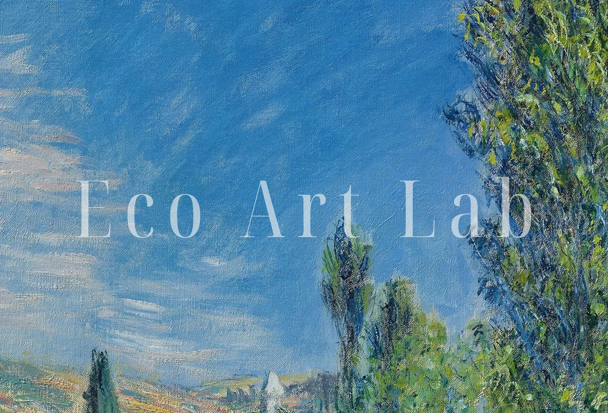 Second included artwork preview from Famous Claude Monet Saint Martin Island Landscape Painting. Instant Download Vintage Printable Art. Spring Landscape Printable Wall Art featuring various scenes.