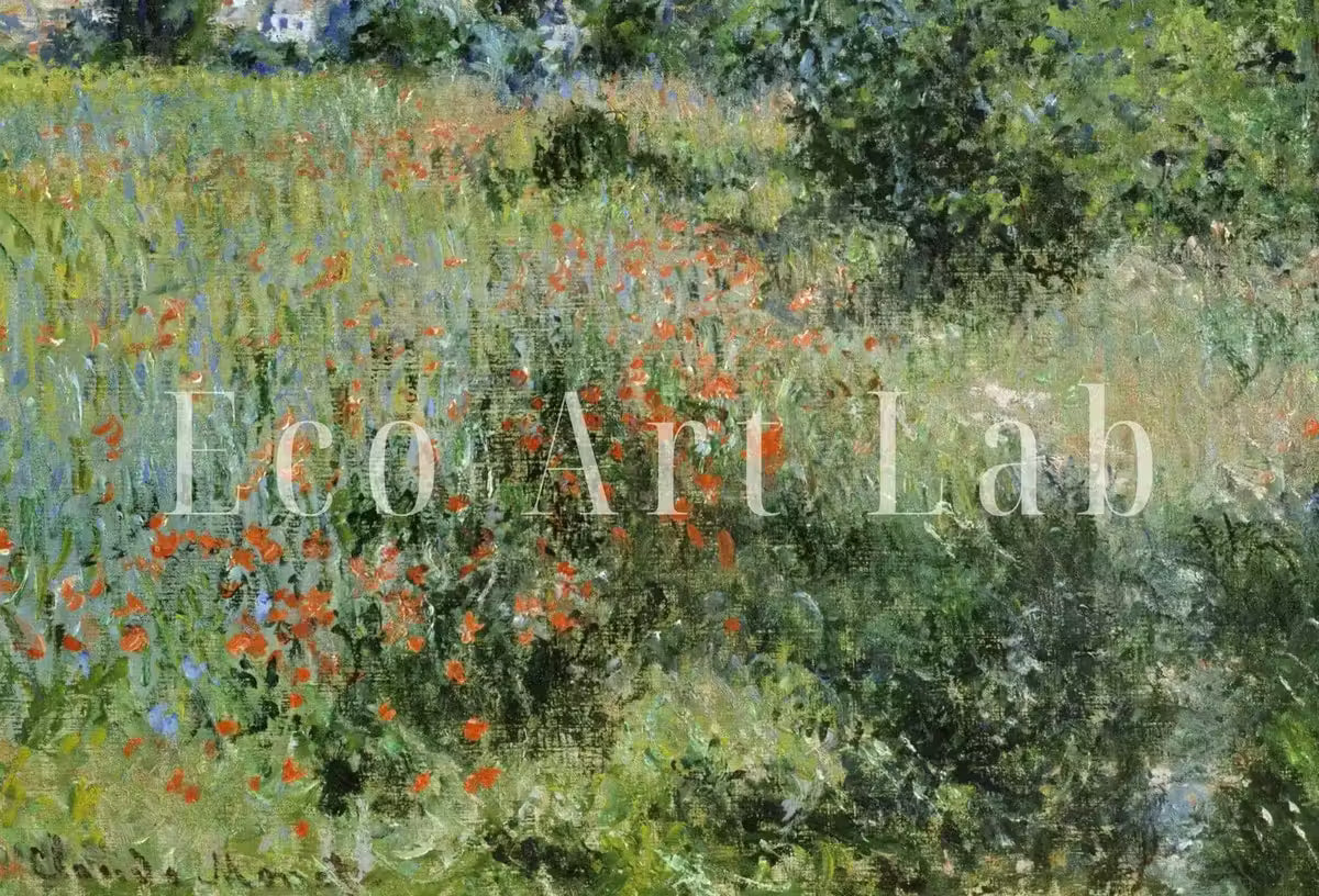 Famous Claude Monet View of Vétheuil Painting. Printable Art. Instant Download Vintage Decor. Landscape Printable Wall Art. Spring Decor – Printable Wall Art