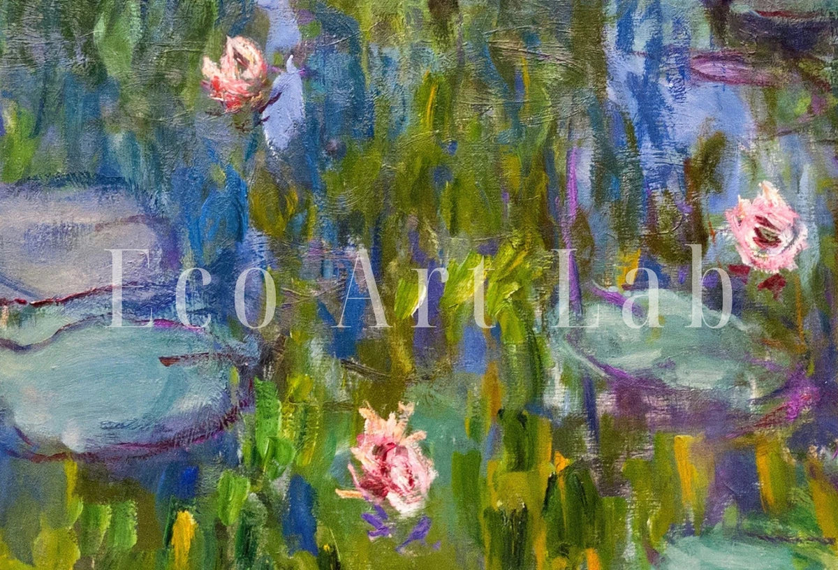 Peinture célèbre de nénuphars de Claude Monet. Téléchargement instantané d’art de Monet vintage. Impression botanique de Monet à imprimer. Décor vintage