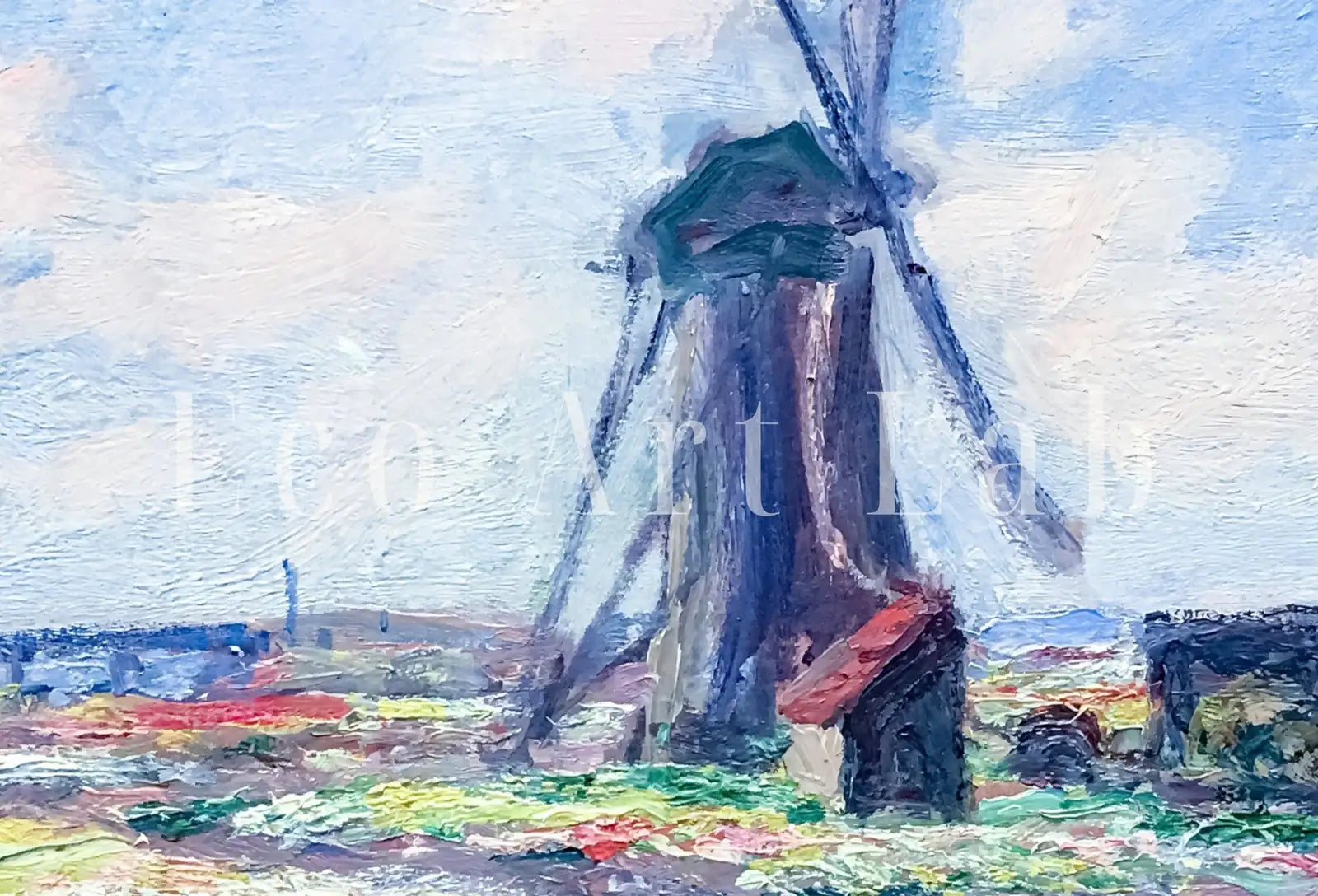 Famous Claude Monet Windmill in Tulip Field Painting. Instant Download Vintage Decor. Monet Botanical Printable Wall Art. Vintage Decor – Printable Wall Art Digital Download – Digital Download