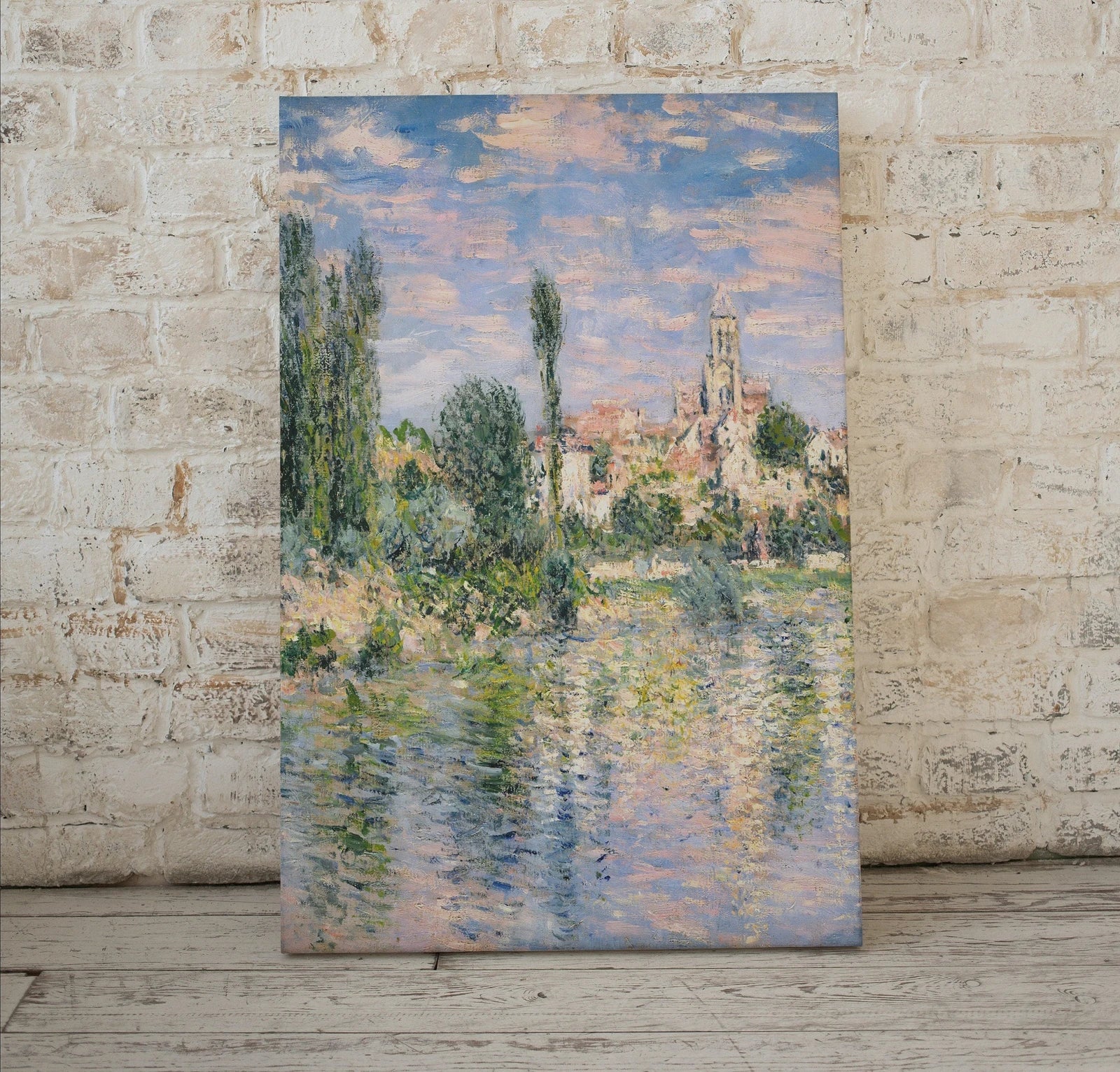 Second included artwork preview from Famous Claude Painting Monet Vétheuil in Summer Monet Art. Instant Download Vintage Decor. Monet Landscape Printable Wall Art. Vintage Decor featuring various scenes.