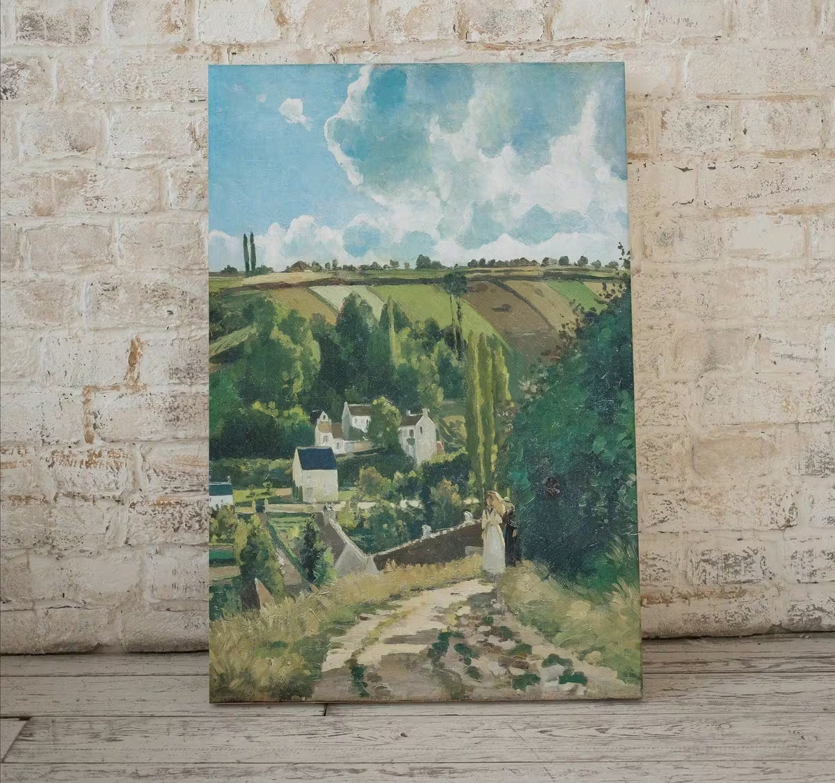 Famous Countryside Printable Landscape Painting by Camille Pissarro. Instant Download Vintage Fine Art Print. Country Farmhouse Decor – Printable Wall Art