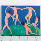 Detail view of artwork from Famous Dance Painting Matisse Art Print. Instant Download Printable. Vintage Art Collage. (variation 2)