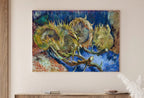 Famous Four Withered Sunflowers Painting van Gogh Art Print. Instant Download Printable van Gogh Fine Art Sunflowers Vintage Oil Painting – Printable Wall Art