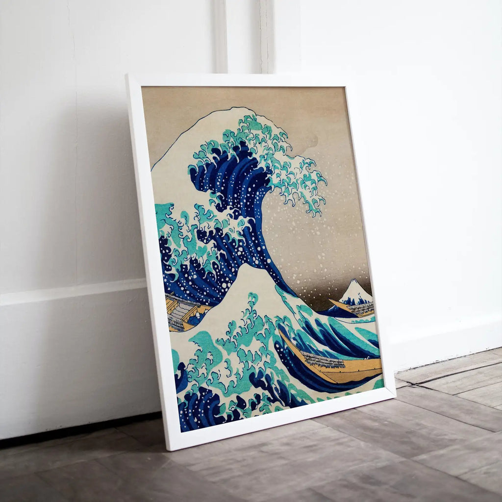 Included artwork preview showing first selection of artworks from Famous Great Wave off Kanagawa Japanese Painting. Vintage Wall Art Printable Poster. 19th Century Japanese Vintage Wall Art. Japanese Wave.