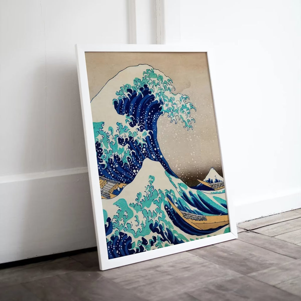 Famous Great Wave off Kanagawa Japanese Painting. Vintage Wall Art Printable Poster. 19th Century Japanese Vintage Wall Art. Japanese Wave – Printable Wall Art