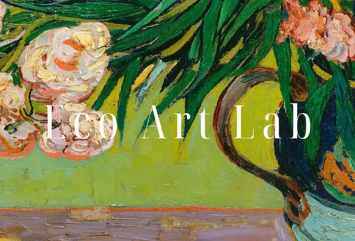 Famous Paintings Set of 2 Prints. Claude Monet & Van Gogh Printable 2 Piece Wall Art. Water Lilies, Oleanders Vintage Art. Instant Download – Printable Wall Art Set