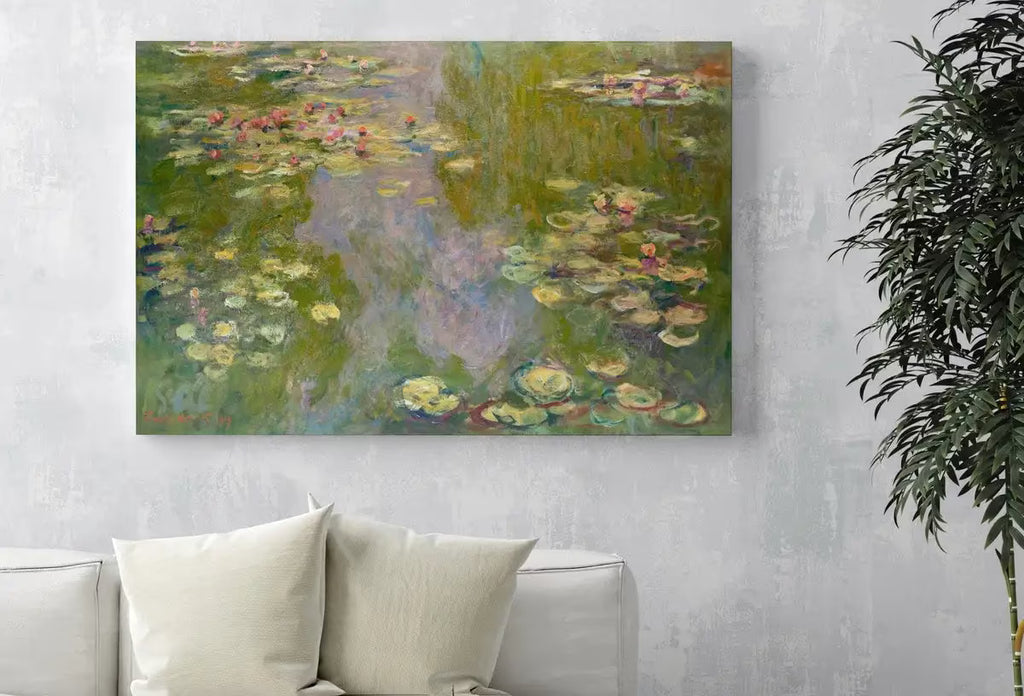 Famous Paintings Set of 2 Prints. Claude Monet & Van Gogh Printable 2 Piece Wall Art. Water Lilies, Oleanders Vintage Art. Instant Download – Printable Wall Art Set