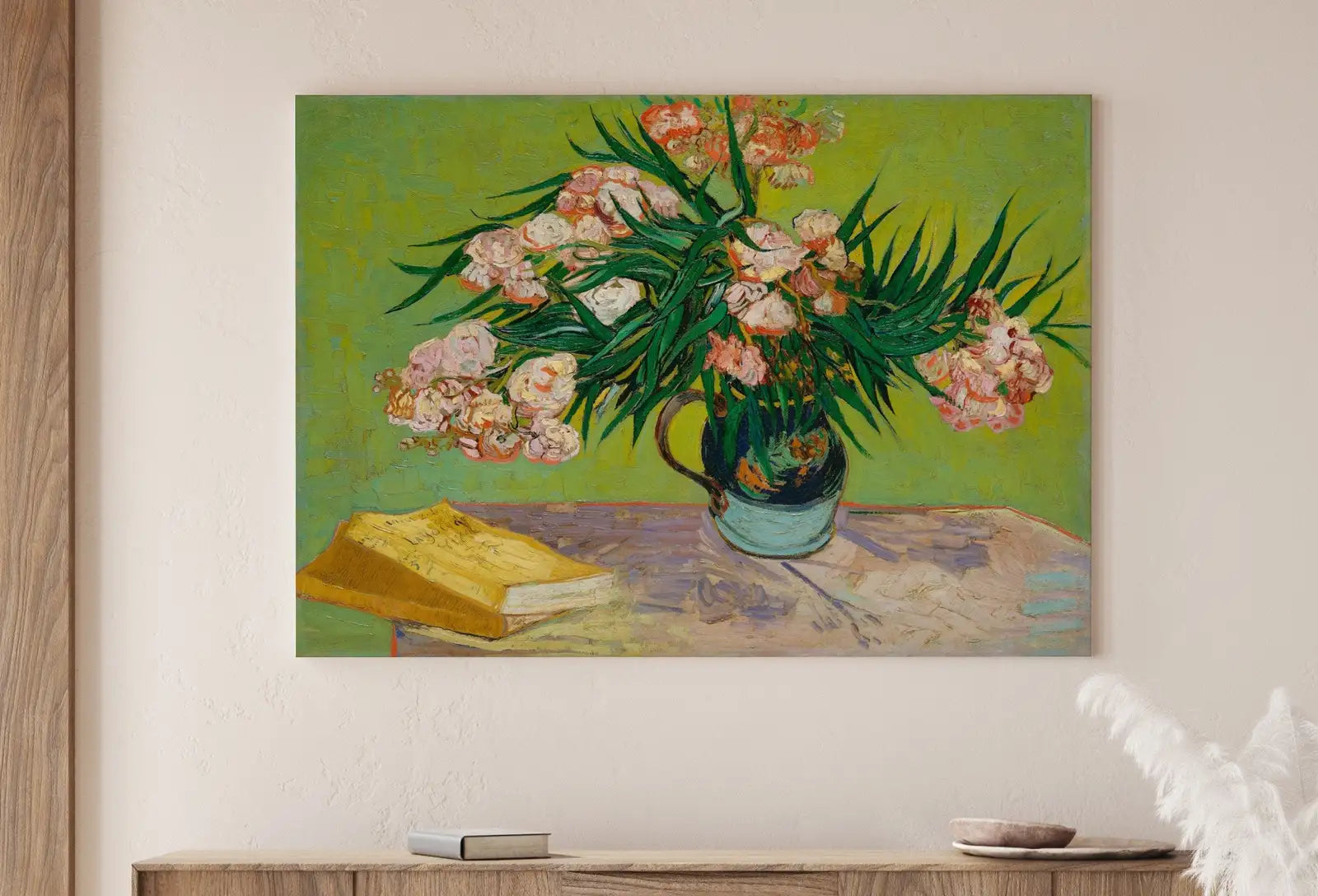 Famous Paintings Set of 2 Prints. Claude Monet & Van Gogh Printable 2 Piece Wall Art. Water Lilies, Oleanders Vintage Art. Instant Download – Printable Wall Art Set (Digital Download) – Digital Download