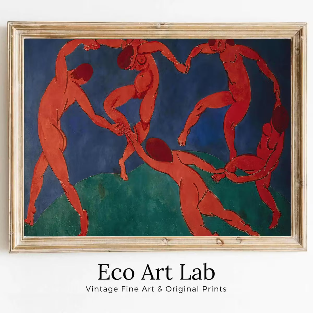 Famous Red Dance Painting Matisse Art Print. Instant Download Printable. Vintage Art Collage – Printable Wall Art