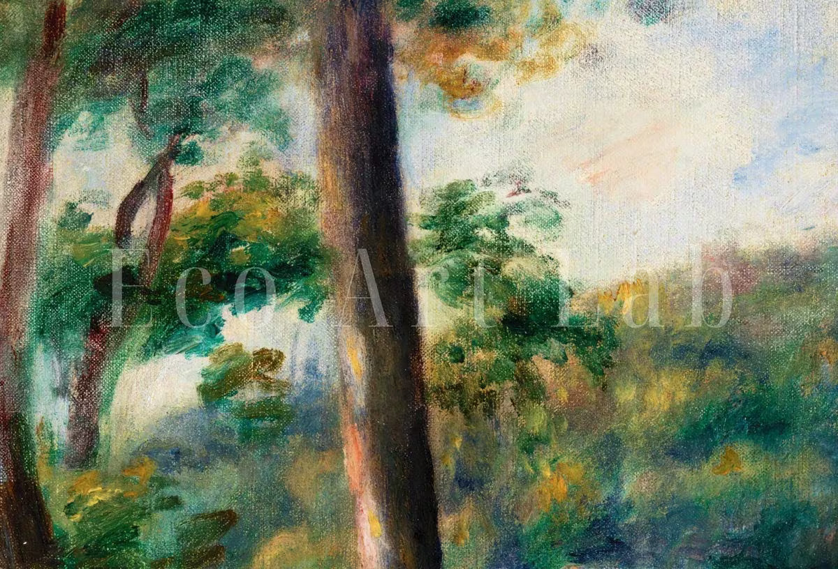 Famous Renoir Print. Environs of Briey by Auguste Renoir. Vintage Forest House Painting Printable Art Antique Oil Painting. Instant Download – Printable Wall Art
