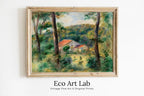 Famous Renoir Print. Environs of Briey by Auguste Renoir. Vintage Forest House Painting Printable Art Antique Oil Painting. Instant Download – Printable Wall Art