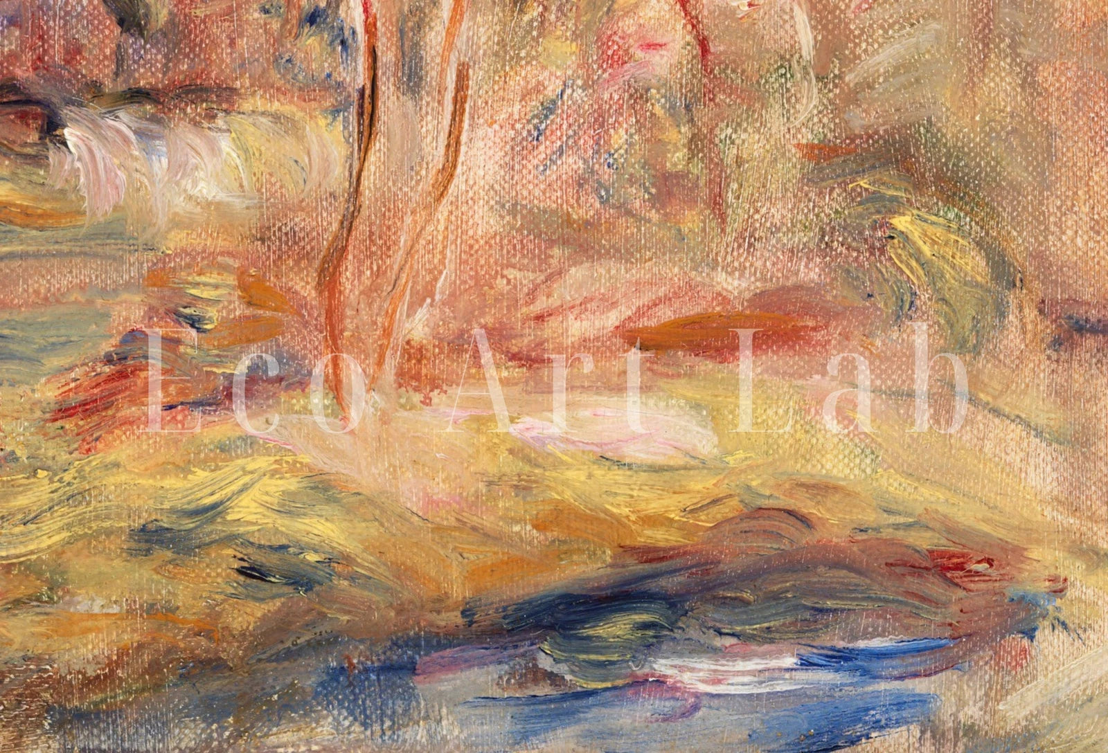 Second included artwork preview from Famous Renoir Print. Glade (Clairière) by Auguste Renoir. Vintage Landscape. Antique Oil Painting. Printable Wall Art. Instant Download featuring various scenes.