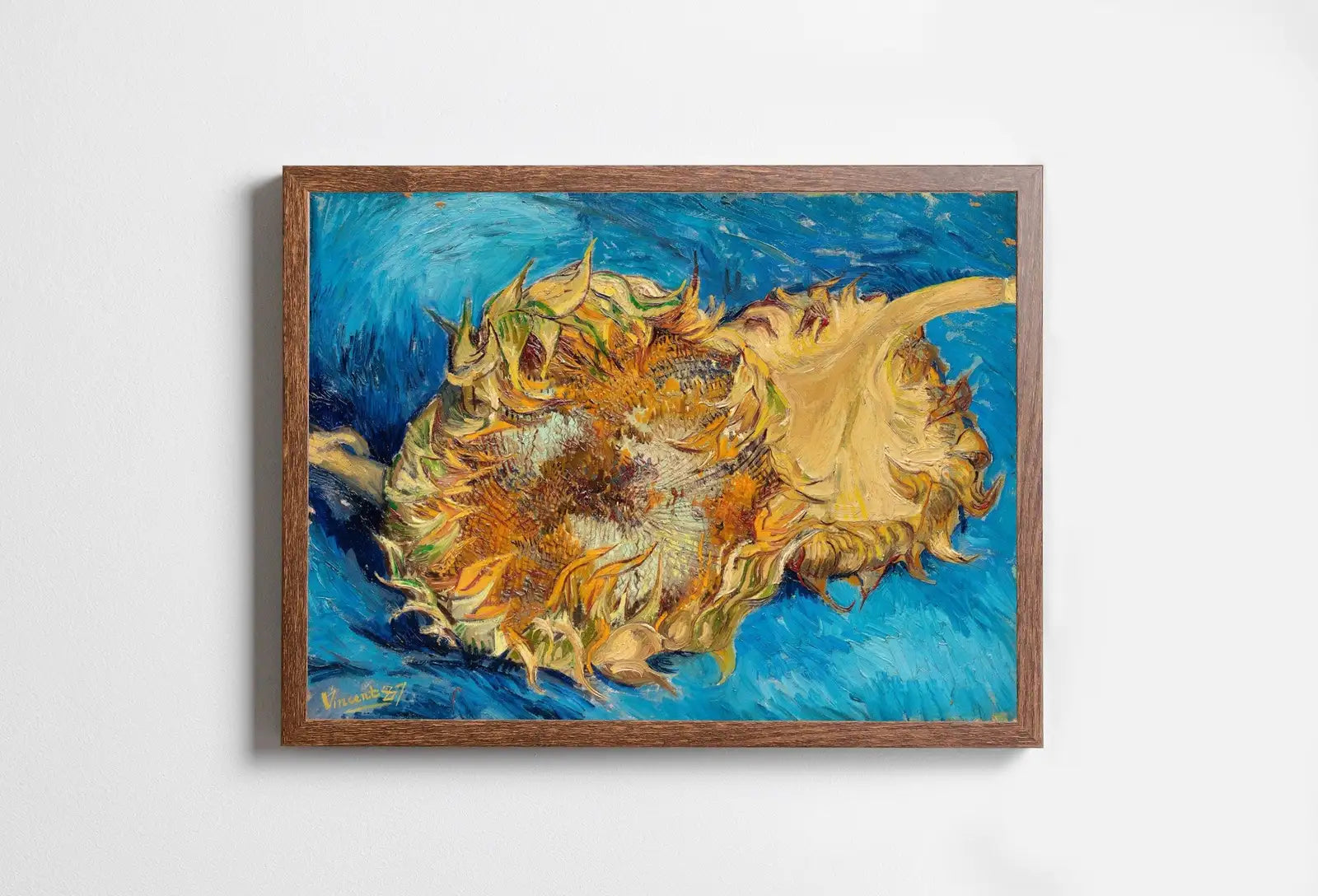 Famous Sunflowers Painting by Vincent van Gogh Art Print. Instant Download Printable van Gogh Fine Art Sunflower Vintage Still Life Painting – Printable Wall Art Digital Download – Digital Download