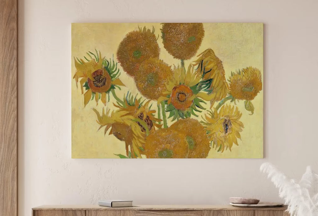 Famous Sunflowers Painting van Gogh Art Print. Instant Download Printable van Gogh Fine Art Vase With Twelve Sunflowers Vintage Painting. – Printable Wall Art