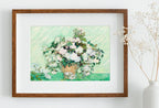 Famous van Gogh Roses Painting Art Print. Instant Download Printable van Gogh Fine Art. Vintage Still Life White Roses Painting. – Printable Wall Art Digital Download – Digital Download