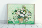 Famous van Gogh Roses Painting Art Print. Instant Download Printable van Gogh Fine Art. Vintage Still Life White Roses Painting. – Printable Wall Art Digital Download – Digital Download